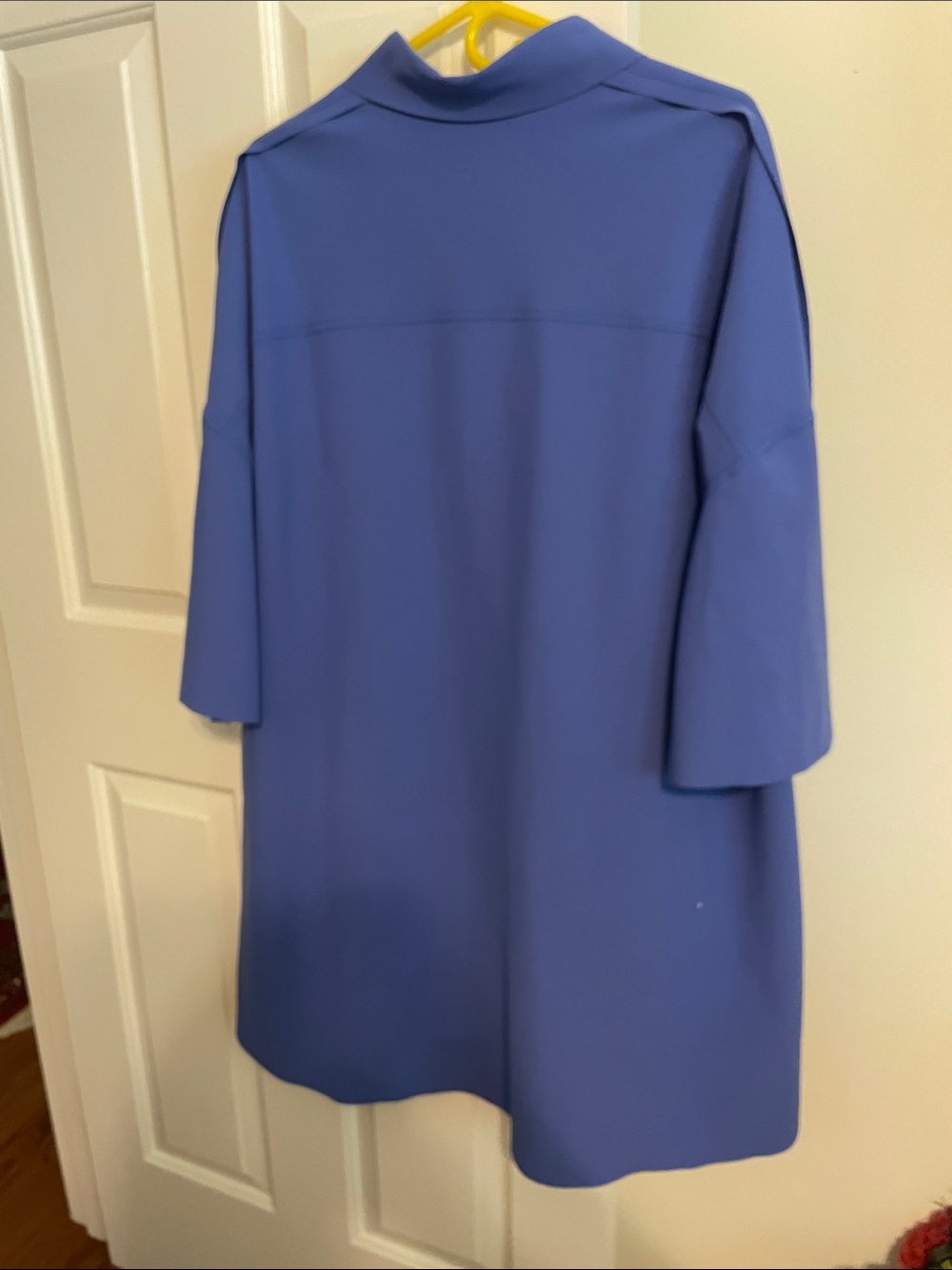 Maria Pinto Tunic - Relaxed Asymmetrical Shirt Dress in Periwinkle - Picture 6 of 10